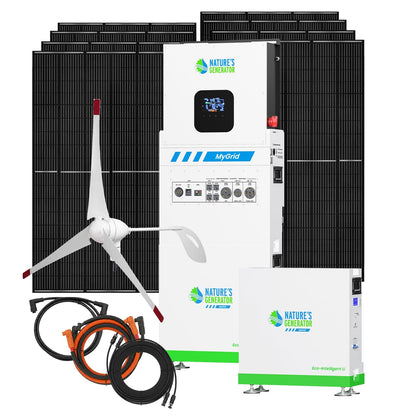 MyGrid 10K with Solar Battery and 8x Rigid Panel + Wind Turbine