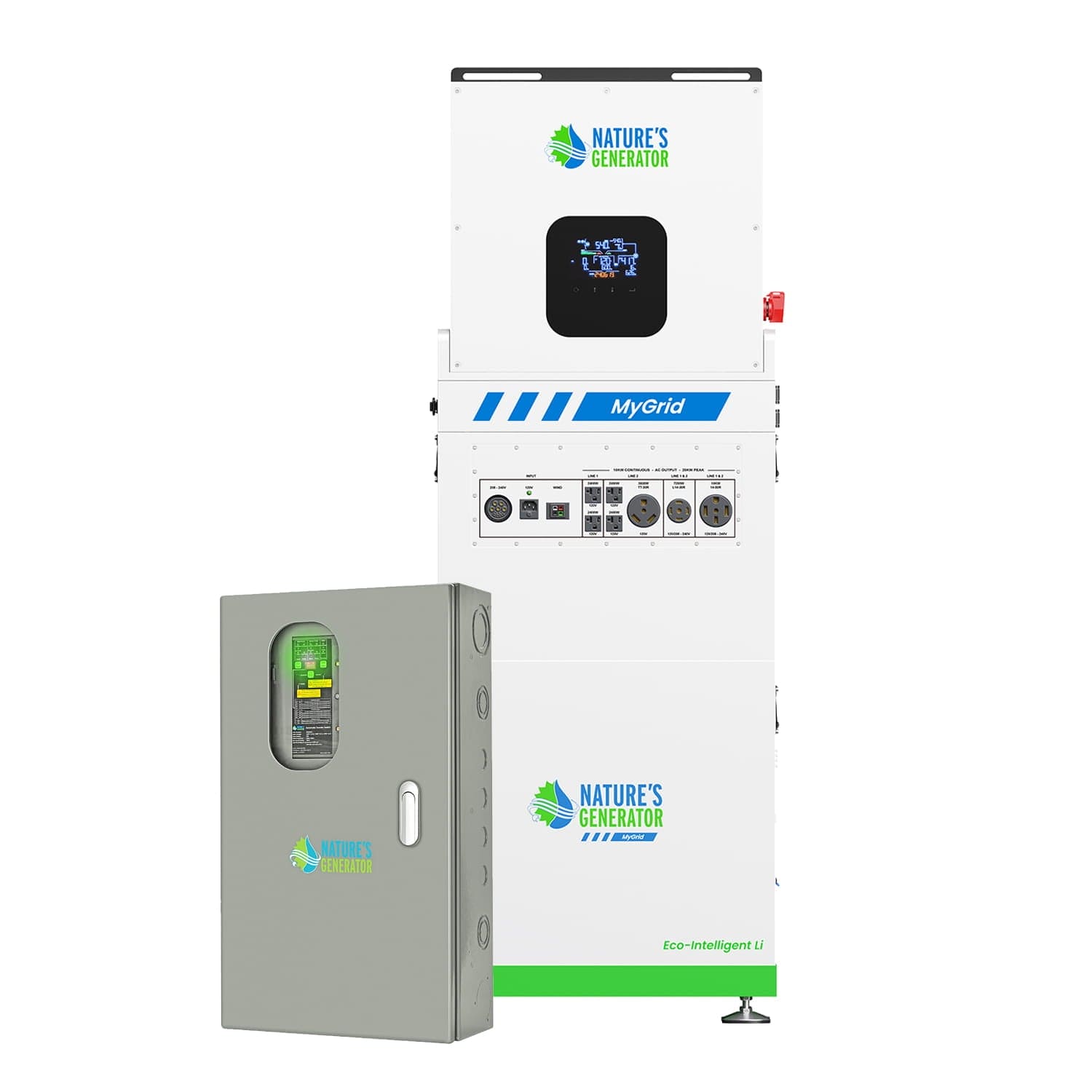 10KW Solar Generator and Transfer Switch for Seamless Power Transition