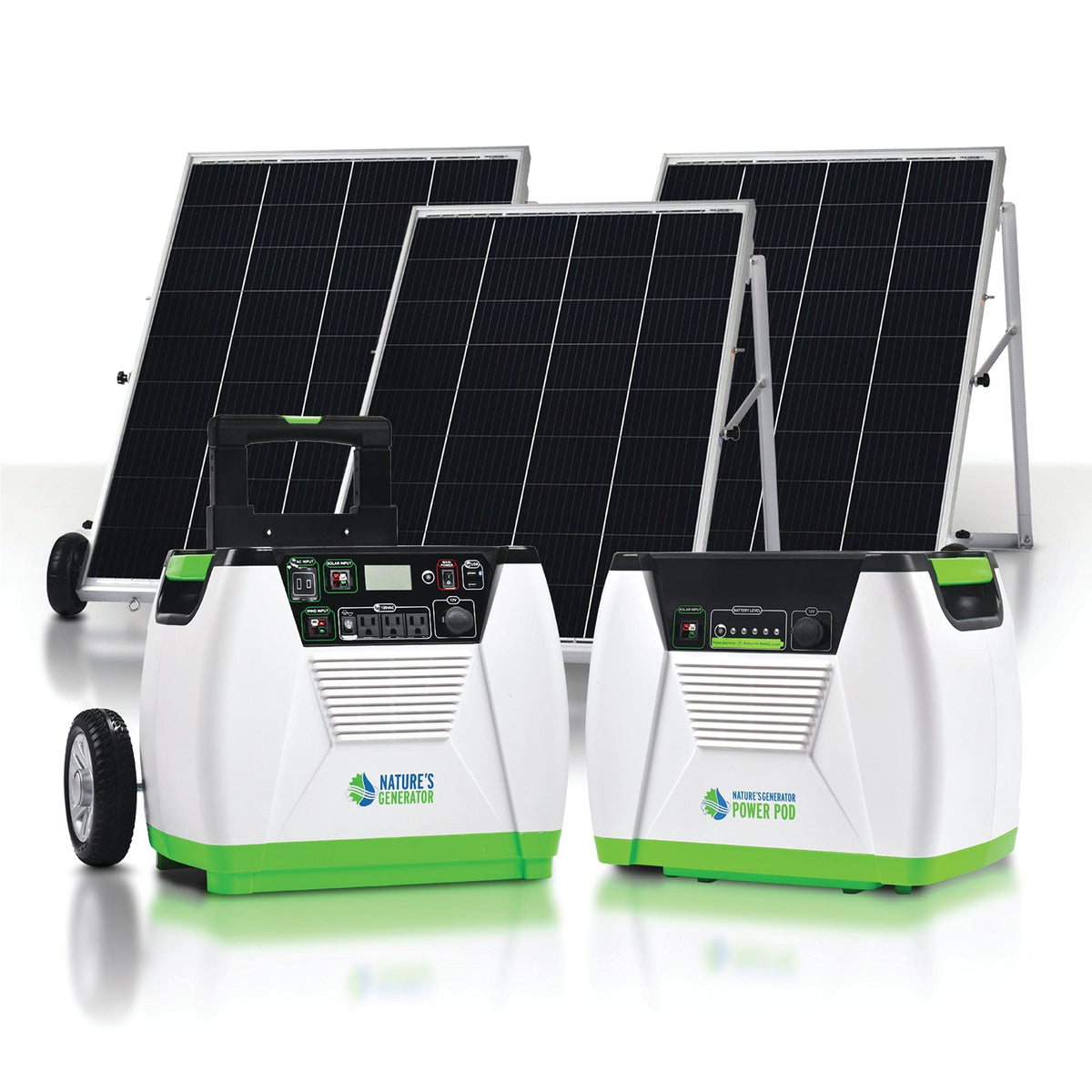 Nature's Generator 1800W Solar & Wind Powered Generator - PLATINUM System