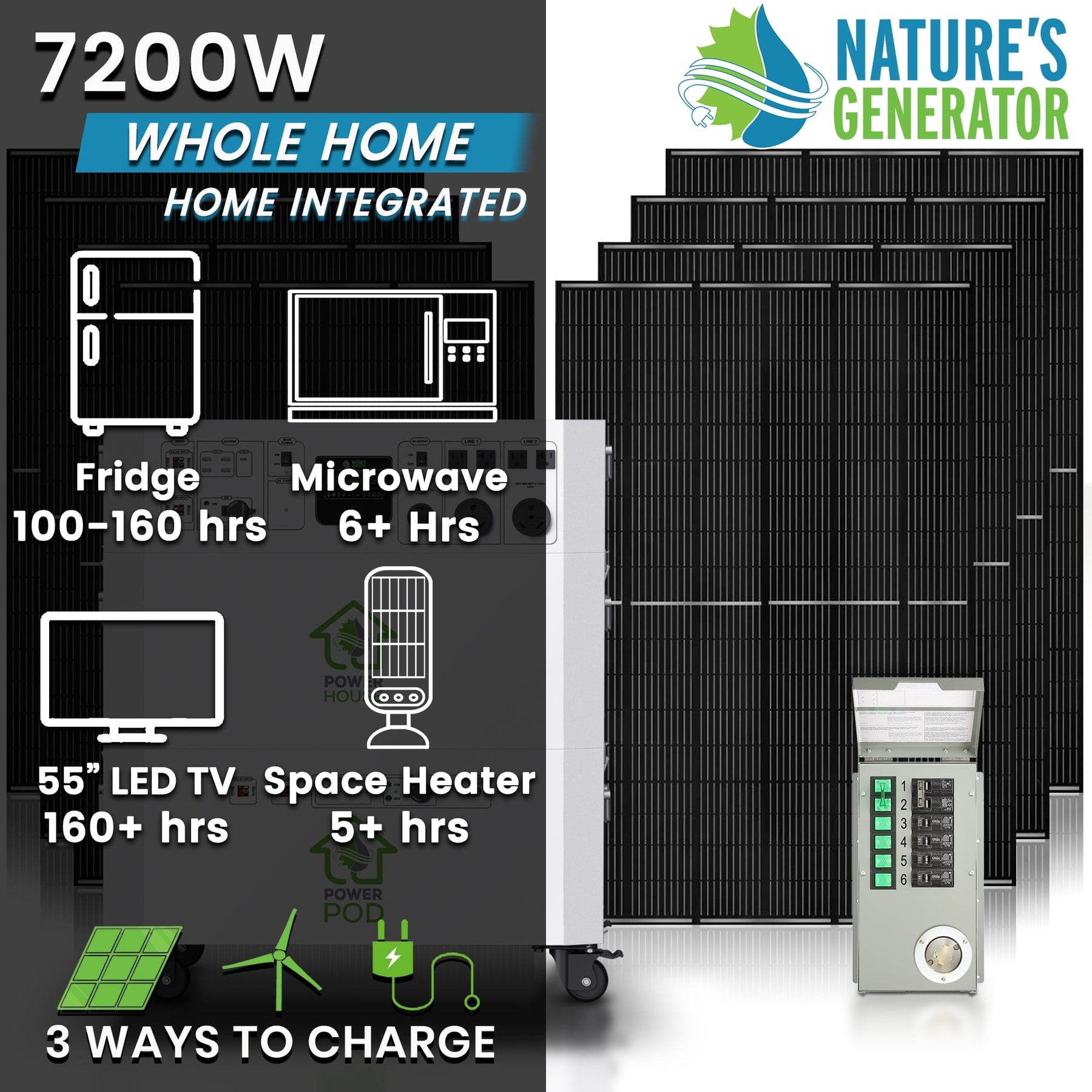 Nature's Generator Powerhouse Platinum Plus PE System Hover