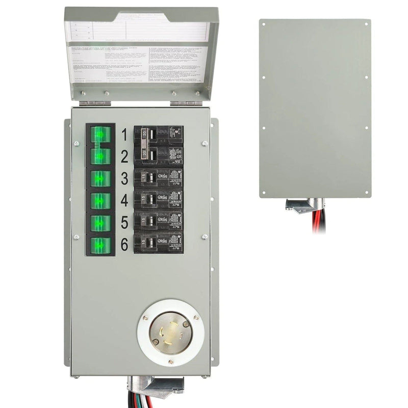 120V/240V 30A 6-Circuit Non-Automatic Transfer Switch - Product - Nature's Generator Powerhouse Power Transfer Switch Kit - Nature's Generator 3