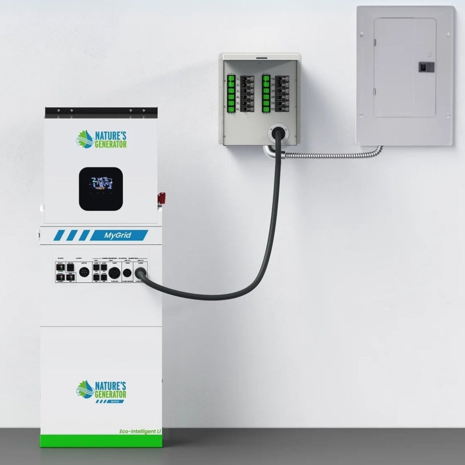 Scene - Nature's Generator 12 Circuit 50A Non Automatic Transfer Switch with MyGrid 10K