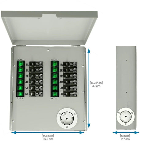 Power Transfer Switch dimension