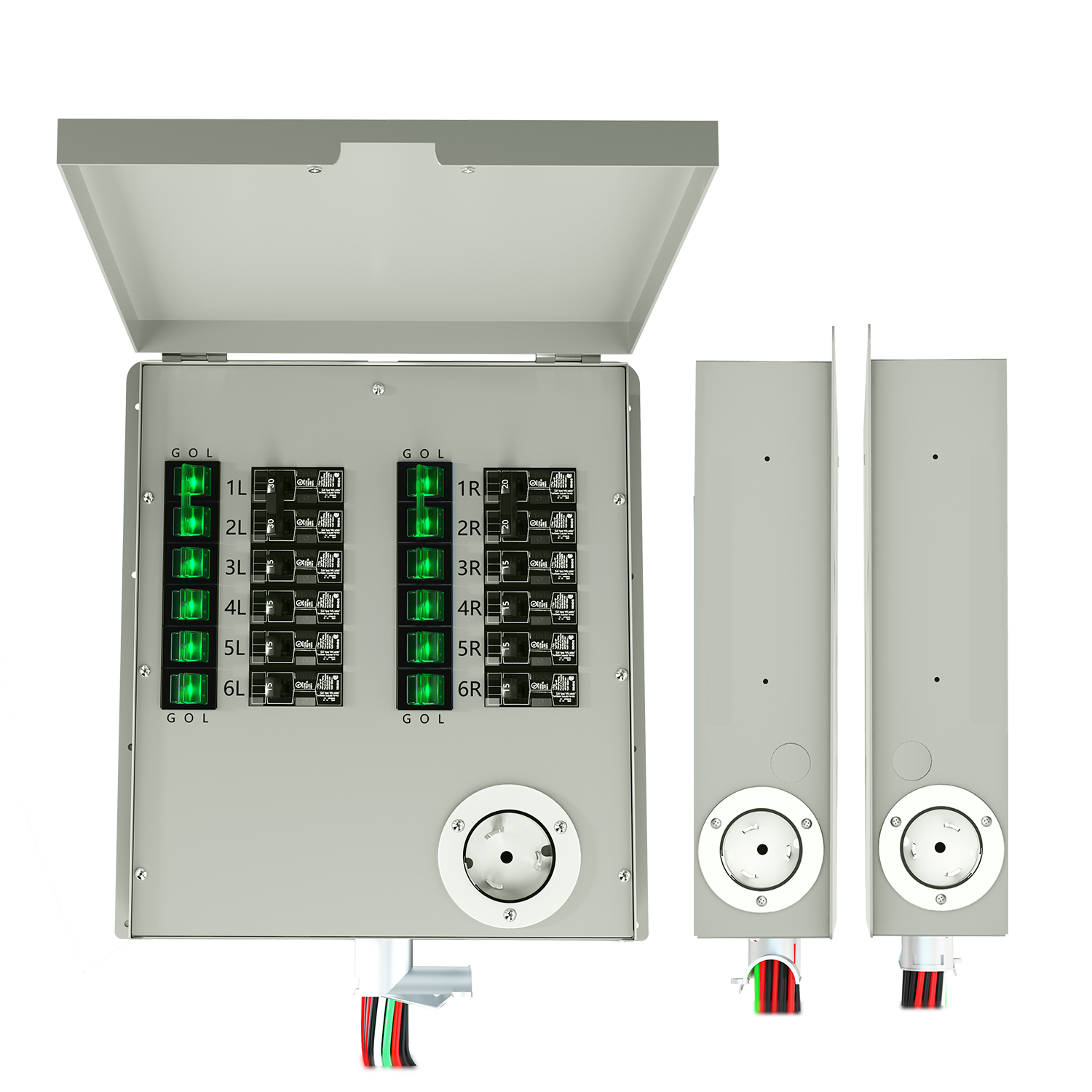 Natures Generator 12 Circuits 120V 50A Non-Automatic Power Transfer Switch