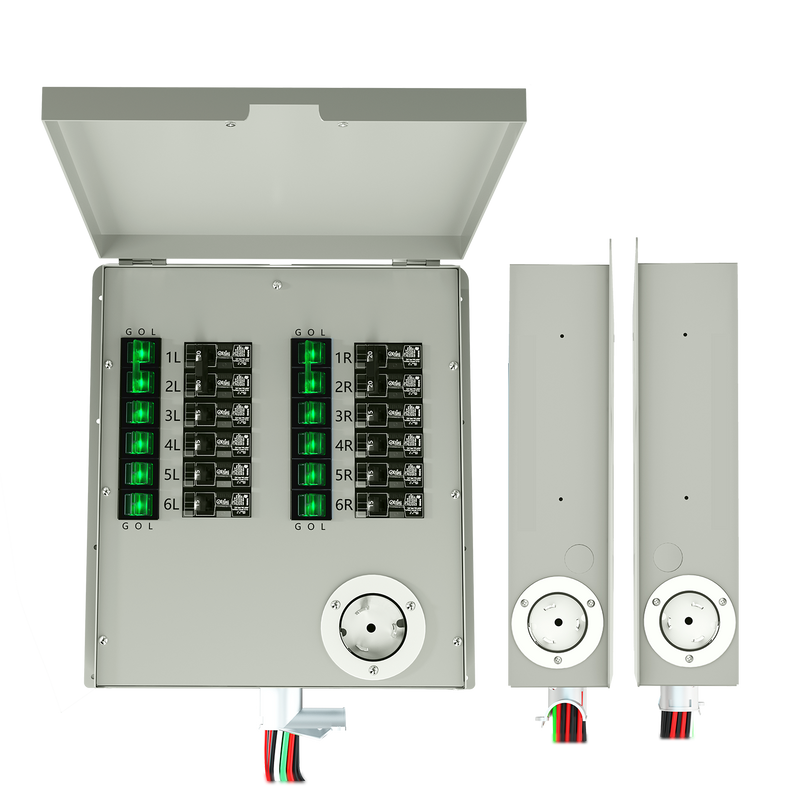 12-Circuit 120/240V 50A Non-Automatic Transfer Switch - Product - Natures Generator 12 Circuits 120V 50A Non-Automatic Power Transfer Switch 9