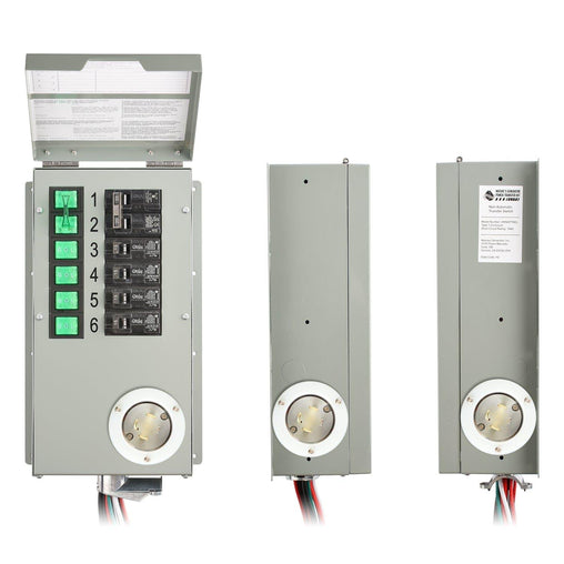 Nature's Generator Powerhouse Power Transfer Switch Multiple Inlet Positions