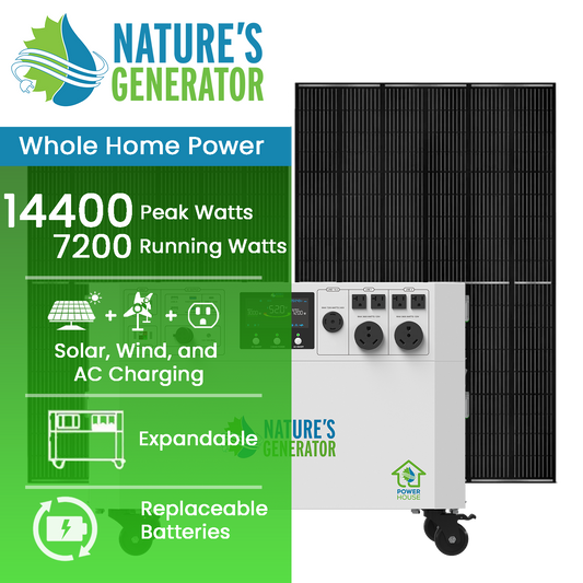 Product - Nature's Generator Powerhouse Solar Generator Hover