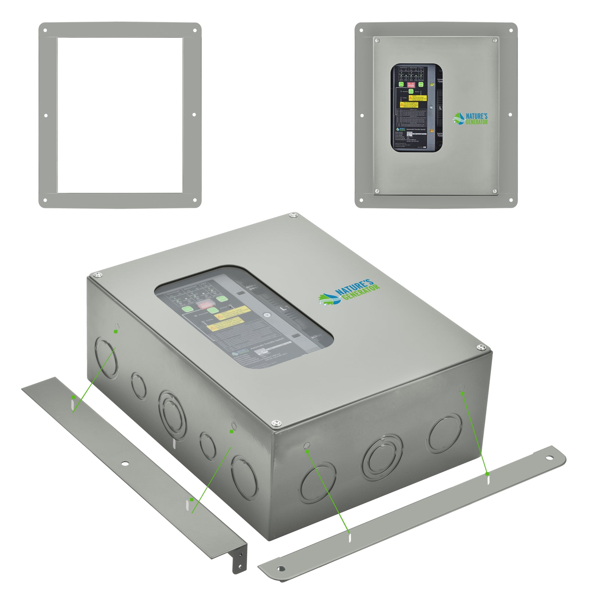 50A Compact ATS Flush Mount Assembly