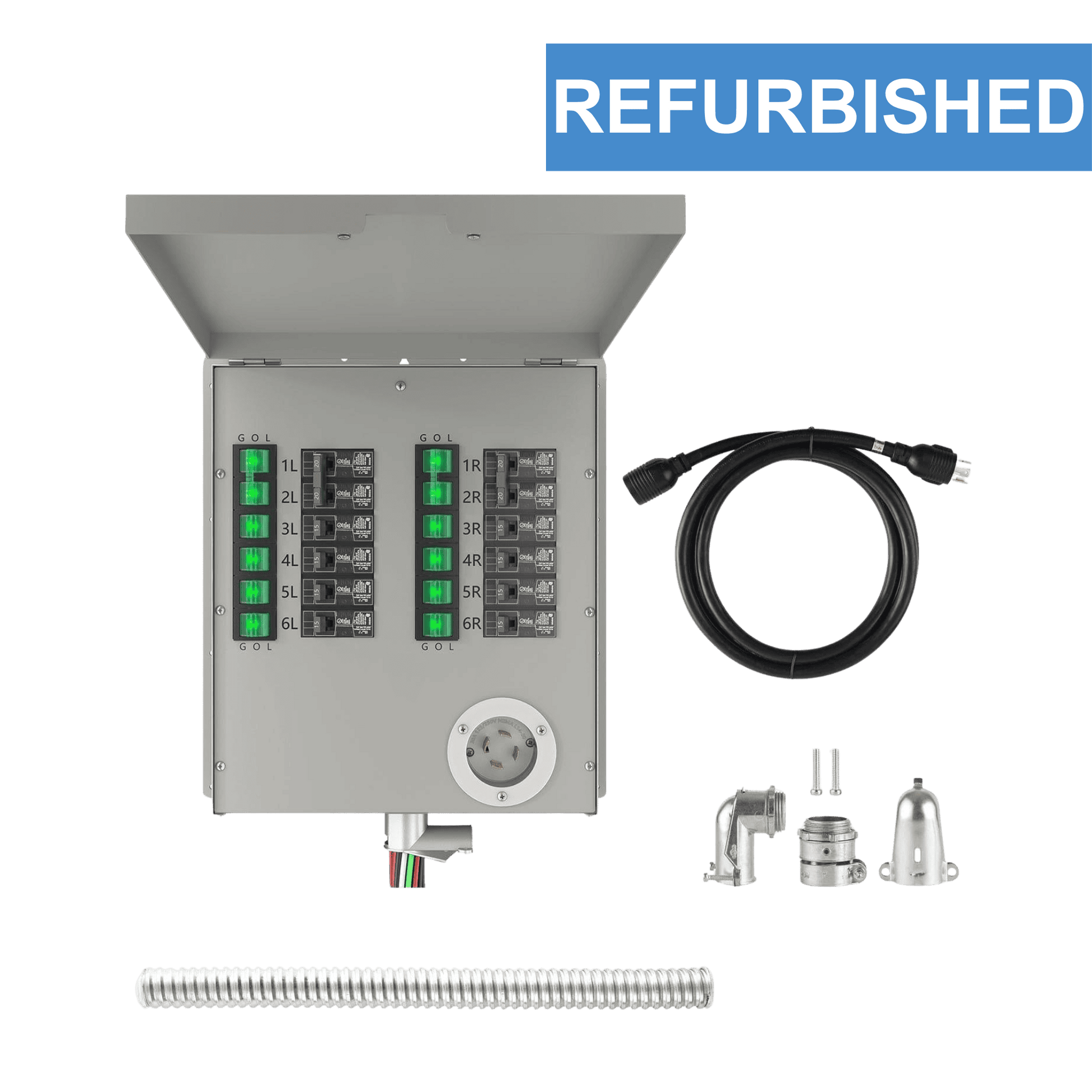 Refurbished - Nature's Generator 12-Circuit 120/240V 30A Non-Automatic Power Transfer Switch