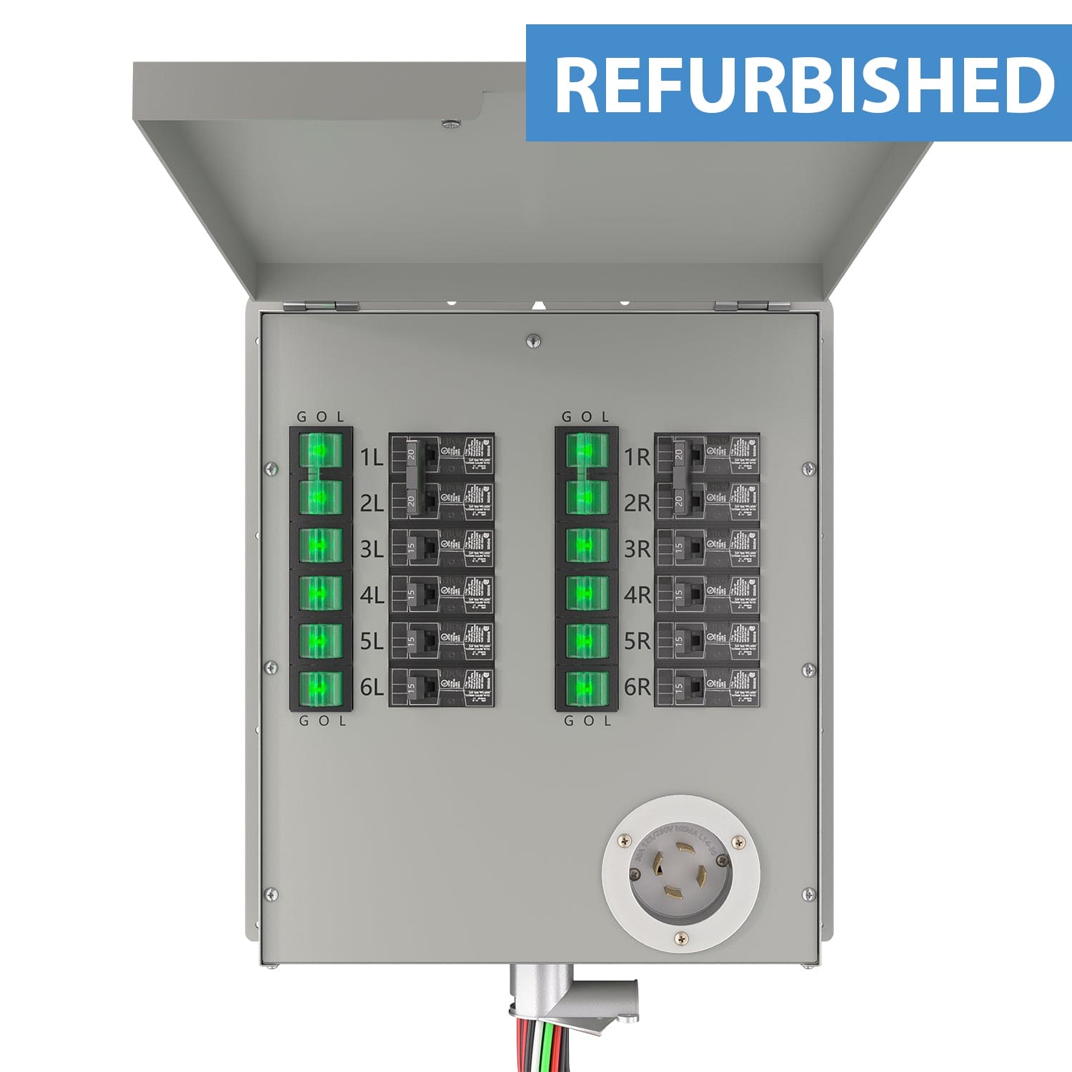 Refurbished - Nature's Generator 12-Circuit 120/240V 30A Non-Automatic Power Transfer Switch