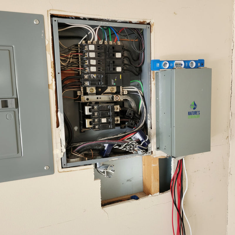 120V 15A 4-Circuit Non-Automatic Transfer Switch - Scene  - Installing Transfer Switch 10
