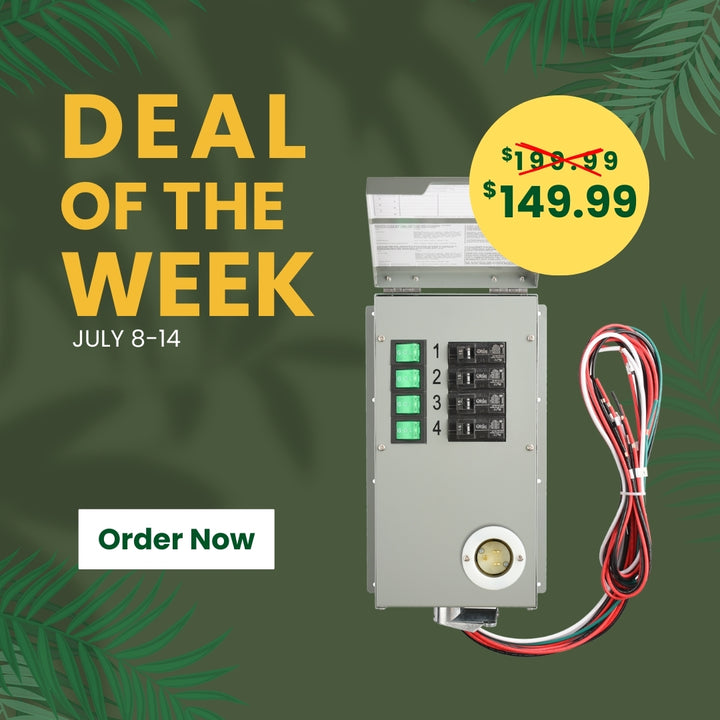 Deal of The Week 4-Circuit Transfer Switch