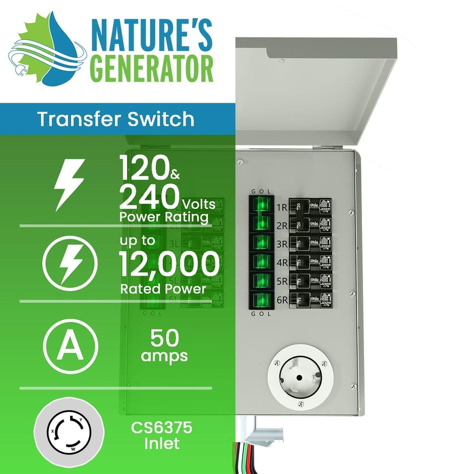 Automatic and Circuit Manual Transfer Switches | Nature's Generator