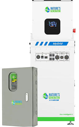 Nature's Generator MyGrid10K with 50A Automatic Transfer Switch