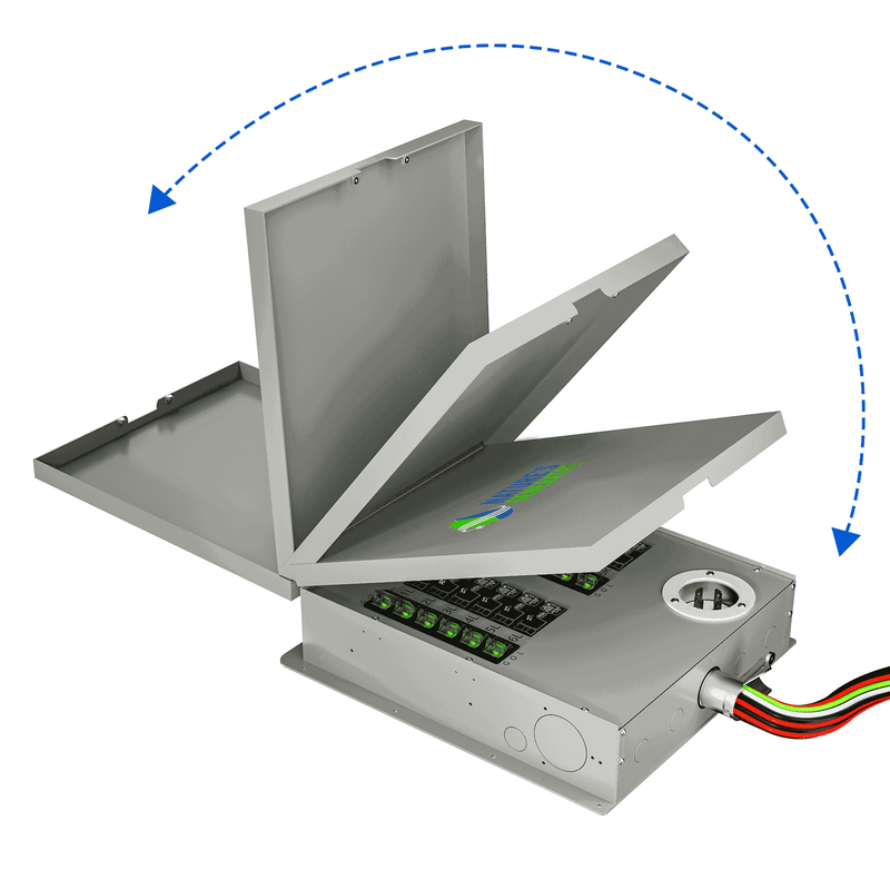 12-Circuit 120/240V 30A Non-Automatic Transfer Switch - Product - Nature's Generator 12 - Circuit 120/240V 30A Non - Automatic Power Transfer Switch - Nature's Generator 11