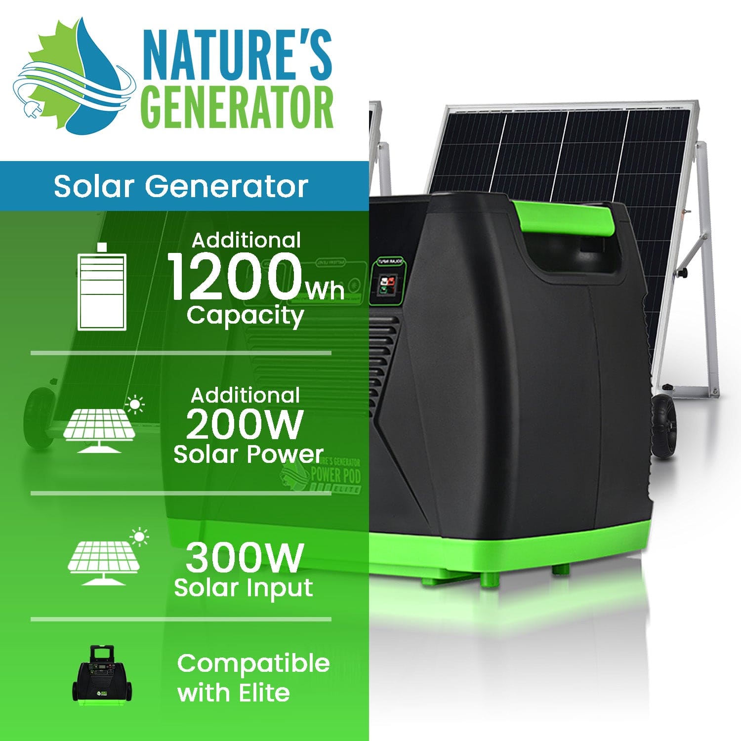 Nature's Generator Elite Power Add On Bundle - Nature's Generator