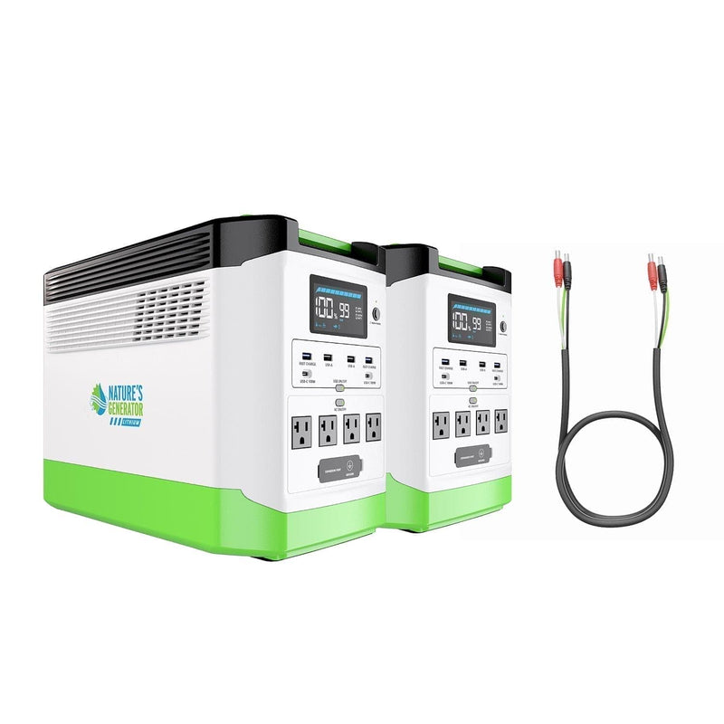 Lithium 1800 - Product 
Nature's Generator Lithium 1800 Combo - Nature's Generator 4