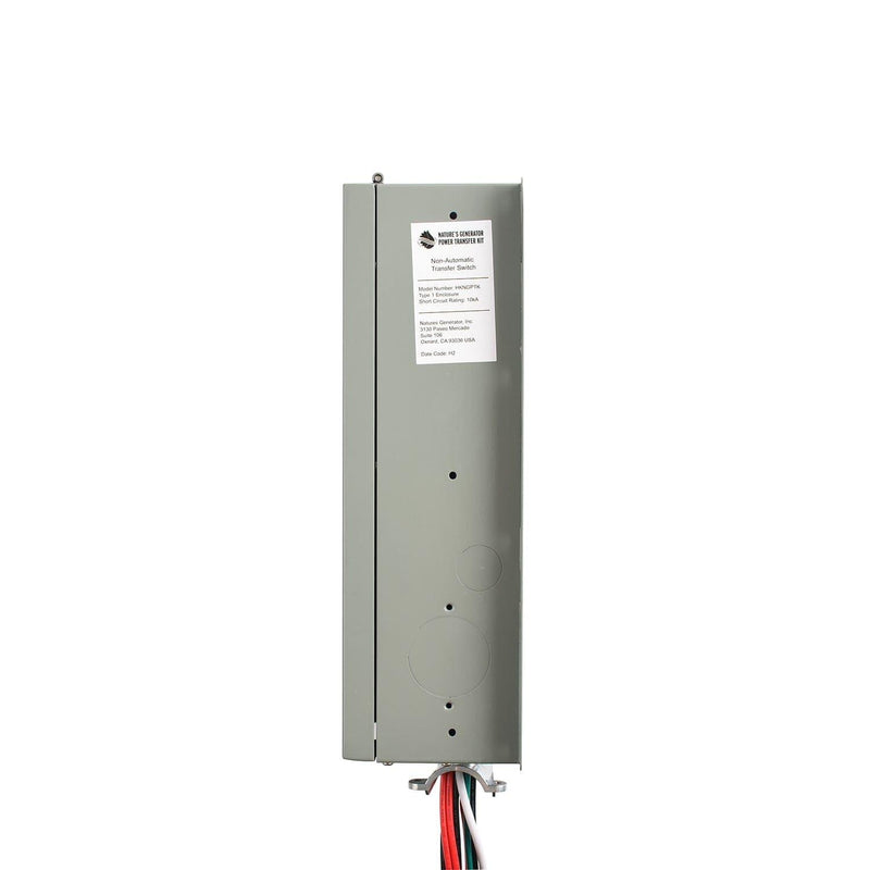 120V 15A 4-Circuit Non-Automatic Transfer Switch - Product - Nature's Generator Power Transfer Switch Kit - Nature's Generator 7