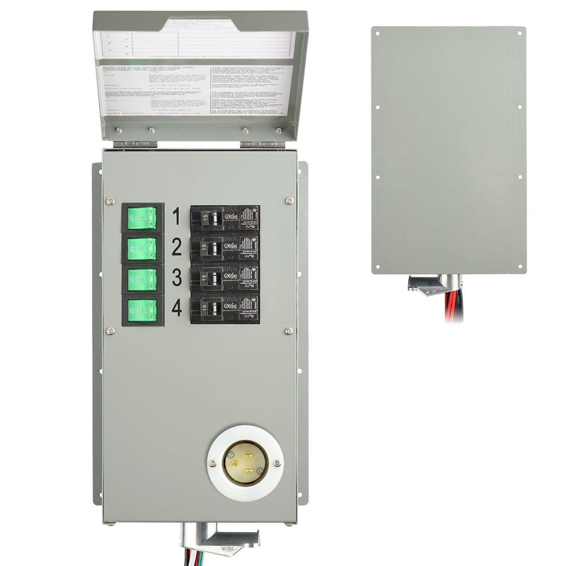120V 15A 4-Circuit Non-Automatic Transfer Switch - Product - Nature's Generator Power Transfer Switch Kit - Nature's Generator 3