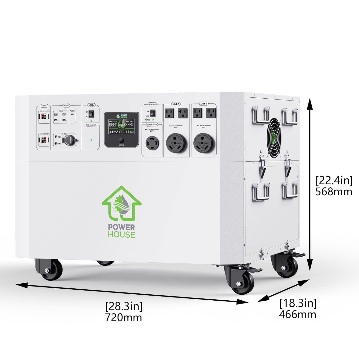 Solar Generator - Nature’s Generator Powerhouse Gold PE System