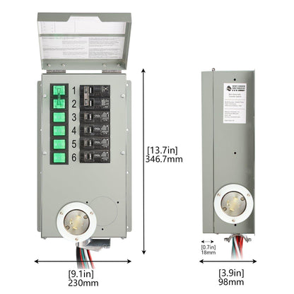 Nature’s Generator Powerhouse Gold PE System - Transfer Switch