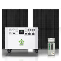 Solar Generator - Nature’s Generator Powerhouse Gold PE System - Transfer Switch