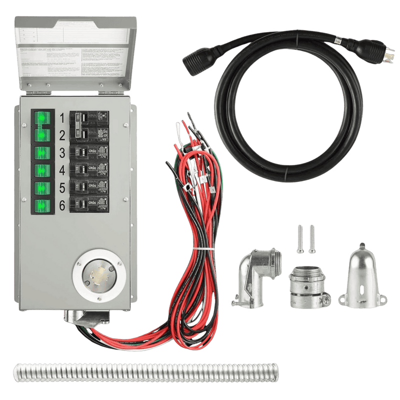 120V/240V 30A 6-Circuit Non-Automatic Transfer Switch - Product - Nature's Generator Powerhouse Power Transfer Switch Kit - Nature's Generator 1