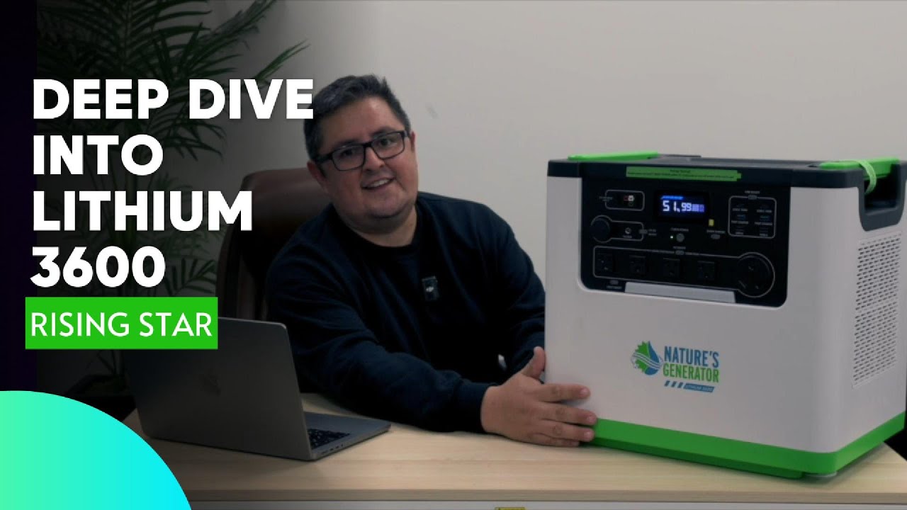 Video Nature’s Generator Lithium 3600_ Ultimate Solar Powered Generator Review