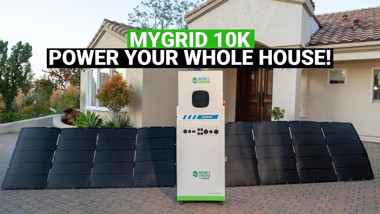 Video - See how the MyGrid 10K handles real household power needs!