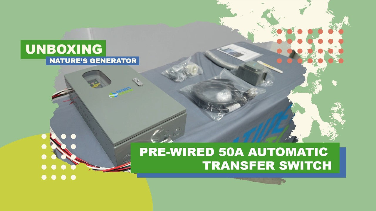 Video - Unboxing the Nature’s Generator Pre-Wired 50A Automatic Transfer Switch
