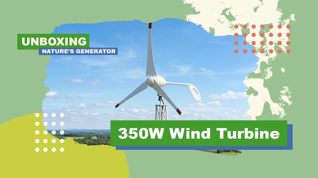 Video Unboxing the Nature’s Generator 350W Wind Turbine_ Free Power from the Wind!
