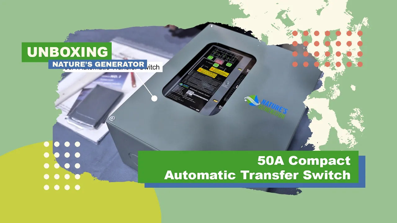 Video - Unboxing the Nature’s Generator Compact 50A Automatic Transfer Switch 