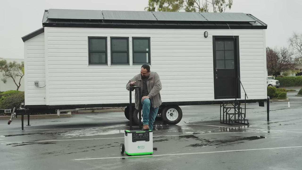 Video - Tiny Home Living with Solar Power – See How Nature’s Generator 3600 Delivers!