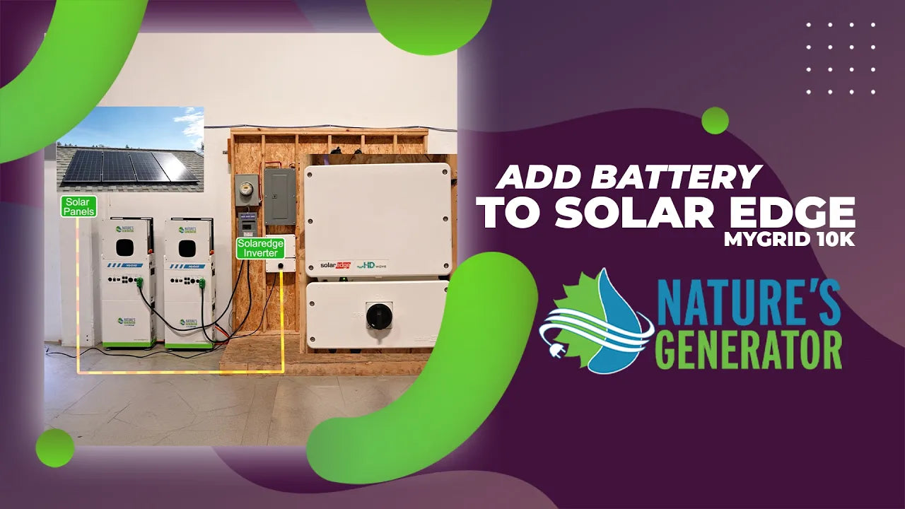 Video Add an AC-Coupled Battery to a SolarEdge System with an Automatic Transfer Switch 