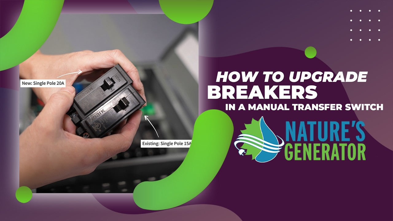 Video - Manual Transfer Switch Breaker Upgrade Guide