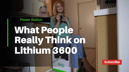 Video - Power Your Home Appliances with Nature's Generator Lithium 3600