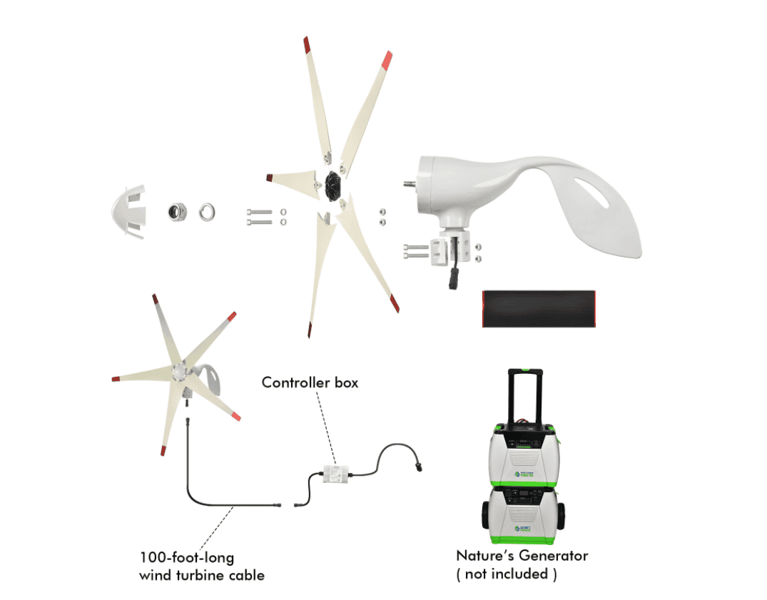 REFURBISHED - Nature's Generator Wind Turbine - Nature's Generator