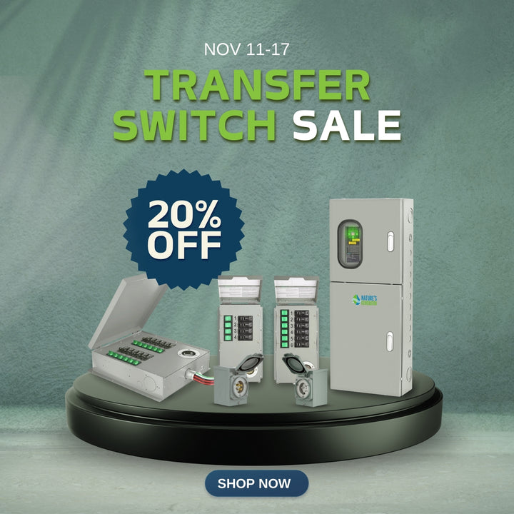 Transfer Switch Sale 2024 square banner